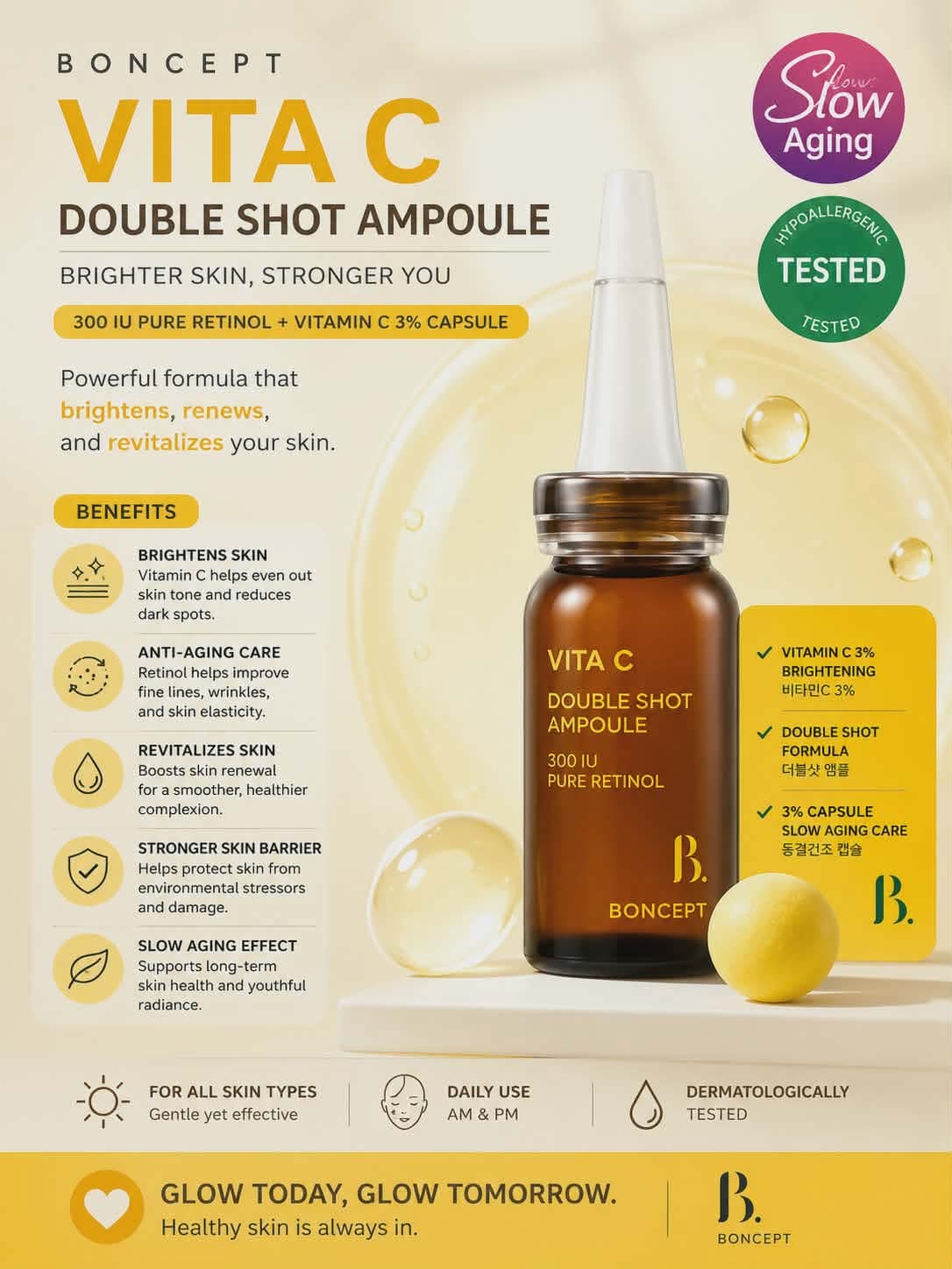 BONCEPT Vita C Double Shot Ampoule