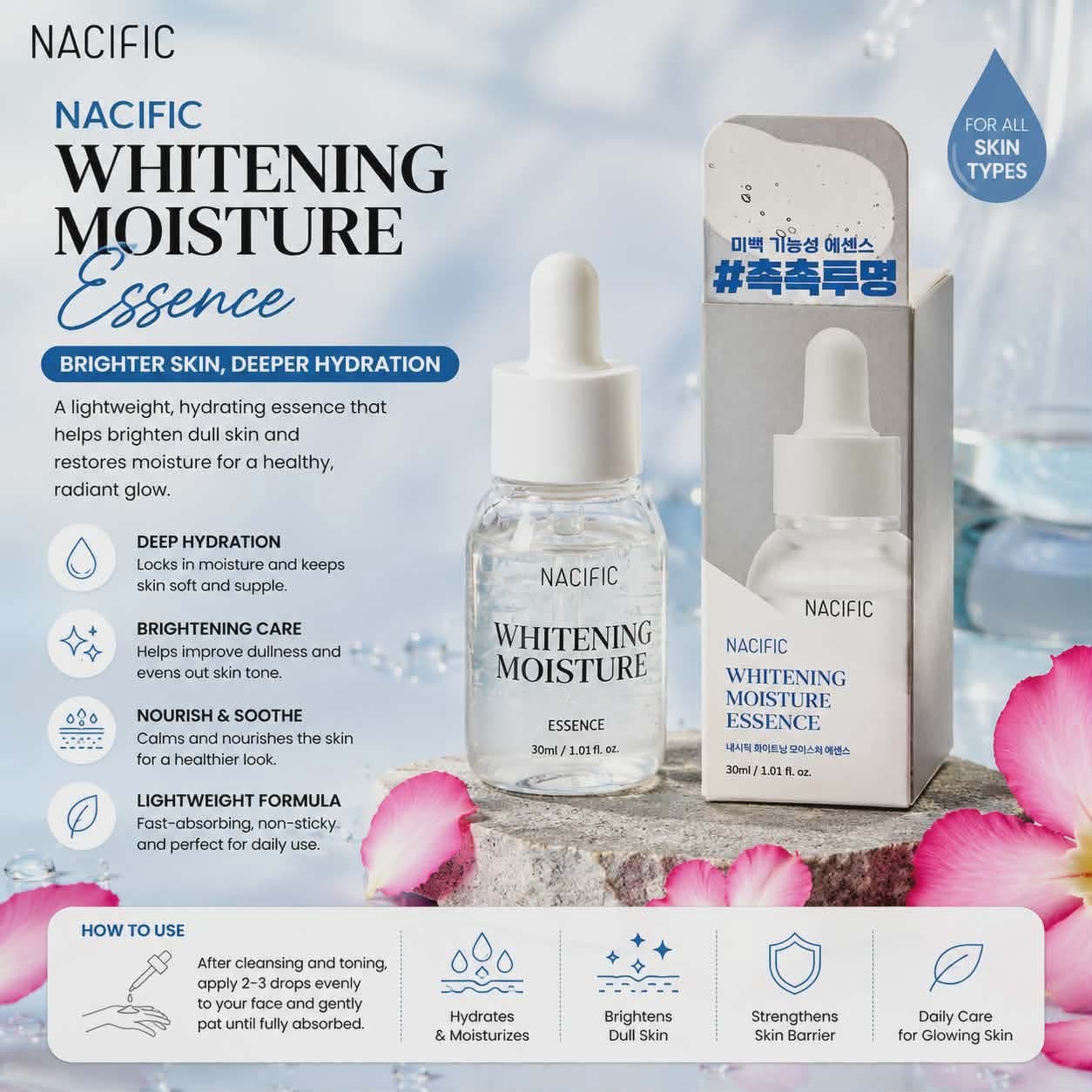 NACIFIC Whitening Moisture Essence